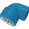 Joelho 90 Misto F/F PPR Azul